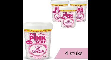 The Pink Stuff - Vlekverwijderaar voor witte was - 4 x 1.2 kg - Voordeelverpakking