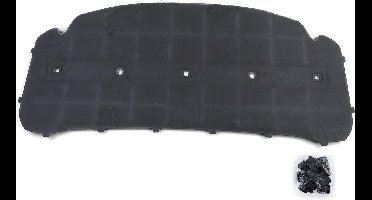 Motorkap Demping Isolatie Mat Geschikt Voor VW Touran 1T1 1T2 Caddy 2K 2C 2003 t/m 2008 Met Clips