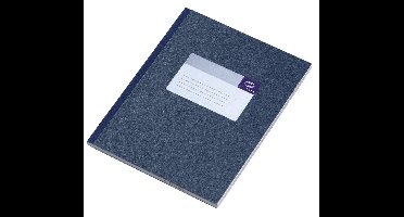 Notitieboek A5 Atlanta Hardkaft Blauw