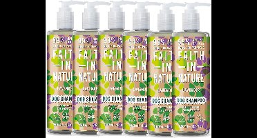 Faith in Nature - Lavender Honden Shampoo - 6 Pak - Voordeelverpakking