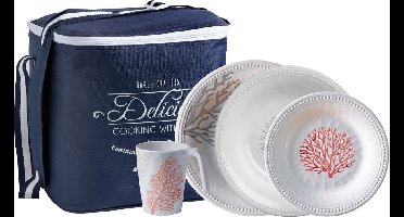 Marine Business 'Harmony Mare' Coral 16-Delige Serviesset