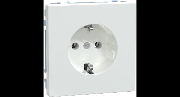 Stopcontact - Inbouw - Randaarde - Lotuswit - Systeem Design - Schneider Electric - MTN2301-6035