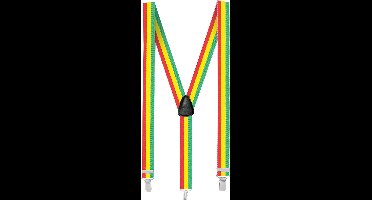 Boland - Bretels Rasta - Volwassenen - Unisex - Student -