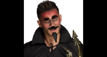 Boland - Set Gezichtshaar Duivel - Volwassenen - Halloween en Horror