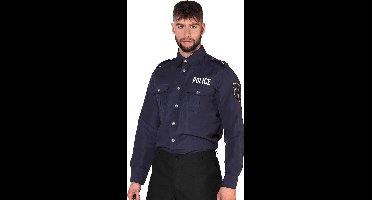 Boland - Shirt 'Police' (M) - Volwassenen - Agent - Politie en Boeven