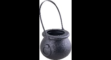 Heksenketel plastic zwart klein