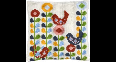Pako borduurpakket kruissteek kussen - Scandinavisch - geprint stramien - 003.295 - DIY kit