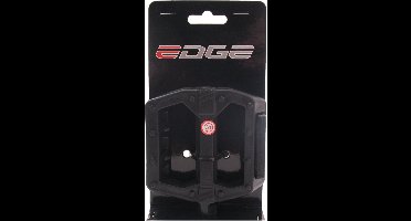 Pedaalset BMX Edge breed kunststof zwart