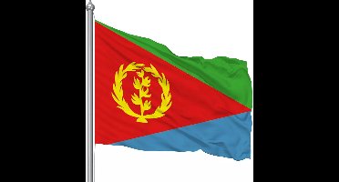 *** Grote Eritrese vlag - Eritrea - 90 x 150 cm - van Heble® ***