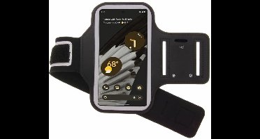 Hoesje geschikt voor Google Pixel 7 Pro hardloop armband - Sportband - hoesje - zwart