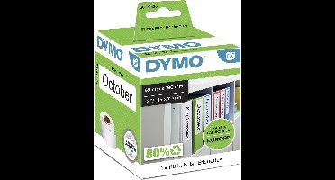 DYMO originele LabelWriter labels voor ordners | 59 mm x 190 mm | 110 zelfklevende etiketten | Geschikt voor de LabelWriter labelprinters | gemaakt in Europa