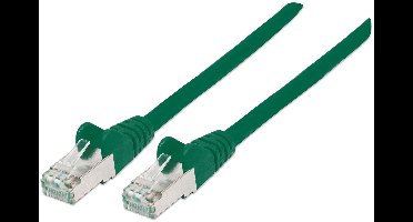 INT- 350600- Network Cable - Cat6A - Certified - CU - S/FTP - LSOH - RJ45 - 1.0 m - Green
