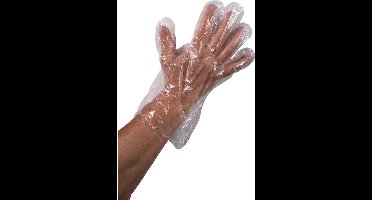 Handschoen - PE - Eén maat - transparant