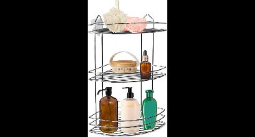 Gerimport Doucherekje - hoek-model - 3-laags - H46 cm - RVS