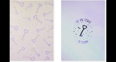 Kangaro schriften - Galaxy Girl - A4 - lijn - 4 stuks - K-PM410003