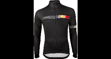 Vermarc belgica sp.l fietsshirt met lange mouwen zwart Maat S