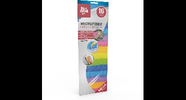 Dirt Devil Microvezeldoekjes - 16 Stuks - Microvezeldoek - Raamdoek - Duurzaam - Meerdere Kleuren