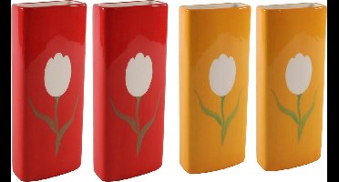 Svenska Living Radiatorbak luchtbevochtiger/waterverdamper - 4 st - 20 x 8 cm - porselein