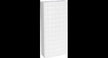 Gerimport Luchtbevochtiger - waterverdamper radiator - wit - aardewerk - L8 x H20 cm