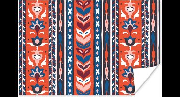 Poster Design - Bloemen - Planten - Rood - Minimalisme - 30x20 cm