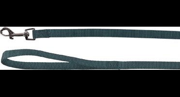 Hond Looplijn Ziggi Donkergroen 2m 25mm