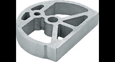 Deurbuffer verhoger 10mm rvs mat tbv 01995