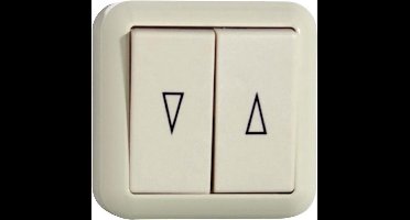 Schneider Electric jaloezie schakelaar wissel opbouw creme