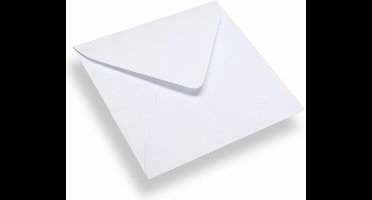 100 Enveloppen - Vierkant 16x16cm - Wit