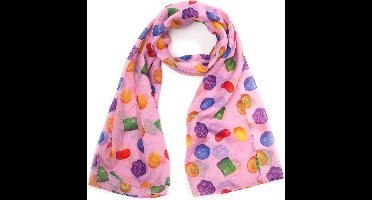 Candy Crush Scarve Scarf with Candy Multicolor