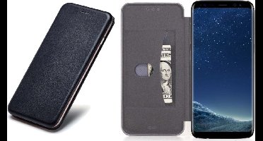 Hoesje geschikt voor Samsung Galaxy S8 Plus - Book Case Slim Wallet Zwart