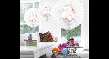 Folat - Papieren waaier Wedding 45 cm