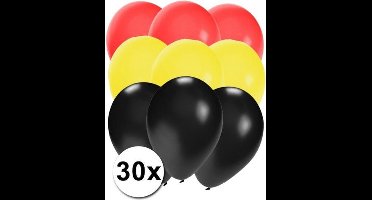 30x Ballonnen in Duitse kleuren