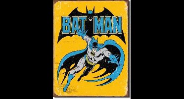 Batman Wandbord 'Retro' - Metaal - 30 x 40 cm