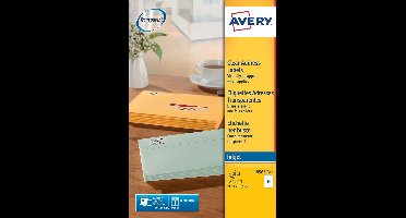 Huismerk Avery J8563-25 Inkjet Etiket 99,1x38,1