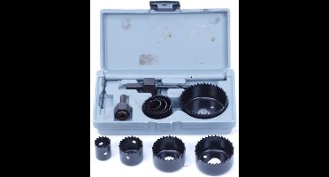 Topgear Gatenzaagset - 11-delig - Voor Hout en Metaal - Inclusief Opbergkoffer