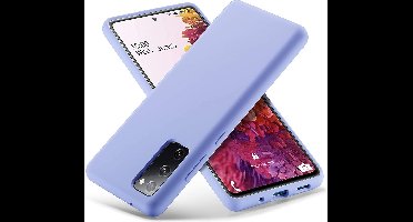 Hoesje Geschikt Voor Samsung Galaxy S20 FE 2022 hoesje - S20 FE hoesje Donker Paars - Hoesje Geschikt Voor Samsung Galaxy S20 FE 2022 hoesje Nano Liquid siliconen Backcover - hoesje Hoesje Geschikt Voor Samsung Galaxy S20 FE 2022