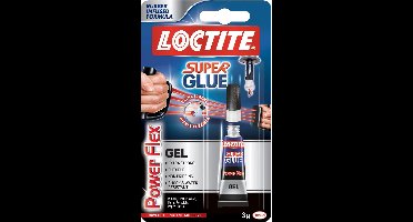 12x Loctite Secondelijm Power Flex Gel 3 gr