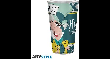 Glas Alice in Wonderland Mad Hatter March Hare