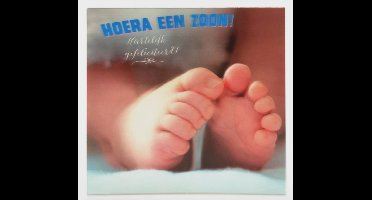 Depesche - 3D wenskaart geboorte met de tekst !Hoera, een zoon" - 045