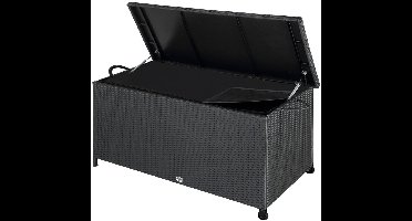 Casaria Opbergkist – Weerbestendig 122x56x61cm 420L - Zwart