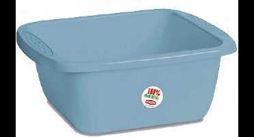 Stefanplast Wasbak Rechthoek 10L Blauw