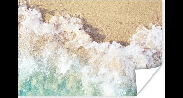 Poster Golf - Strand - Zee - Water - 30x20 cm