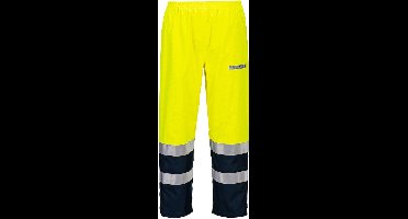 Portwest Bizflame Regen+ Hi-Vis Vlamboog Broek FR410 - Geel/Marine - L