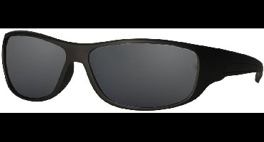 Spectrum Zonnebril Mat Zwart Donker Glas