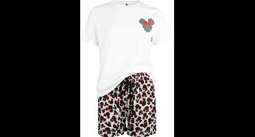 Mickey & Minnie Mouse Minnie Luipaardprint Pyjama meerkleurig M Katoen -