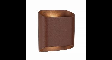 Buitenlamp Atta seaside wand H 18 cm cacao