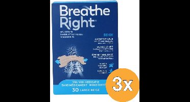 3x Breathe Right Large (30 stuks)