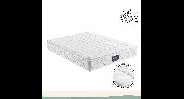 Pocketvering Matras – Matras – Slaapmatras – Comfort Matras – Allergievriendelijk – 7-Zones Ondersteuning – 720 Veren