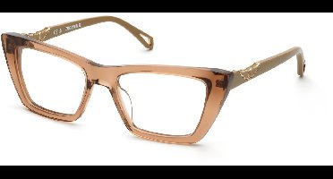Zadig&voltaire VZV426 Marron chiaro trasparente lucido 53/19/140 WOMAN Brilmonturen