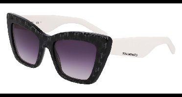 Karl Lagerfeld 6158s Dames Zonnebril Zwart Black 6/CAT3 Vrouw